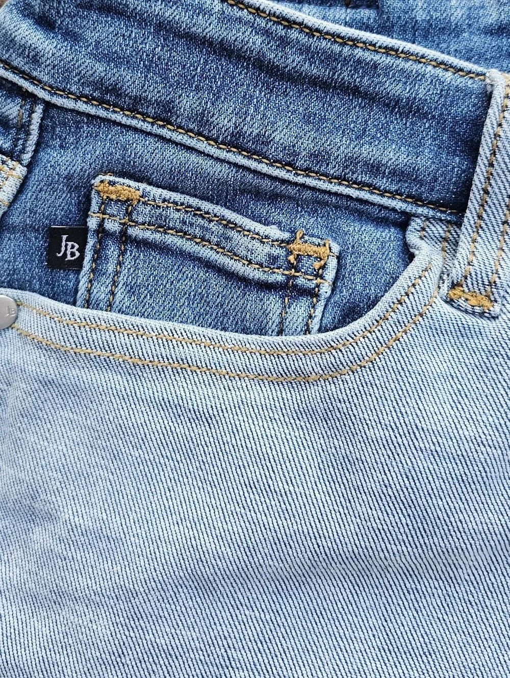 Judy Blue Juliet Two Tone Wash Denim Shorts Color Block